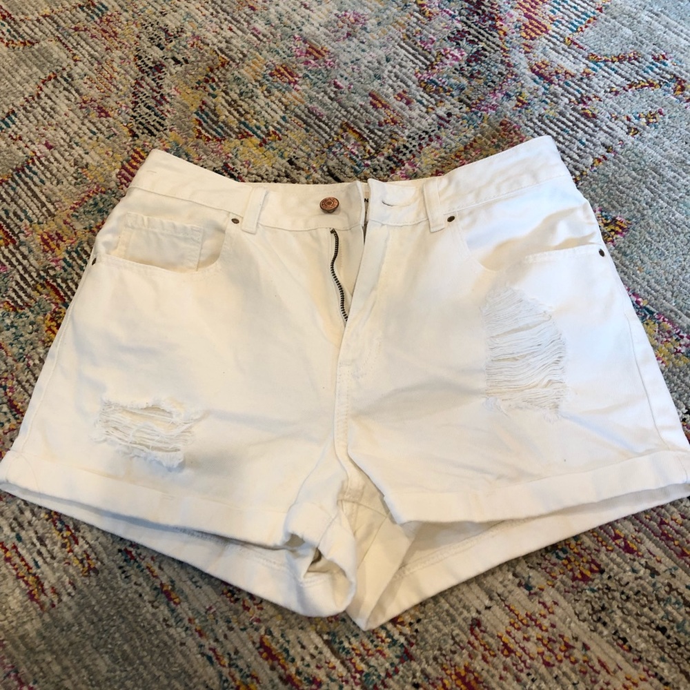 PacSun distressed mom shorts